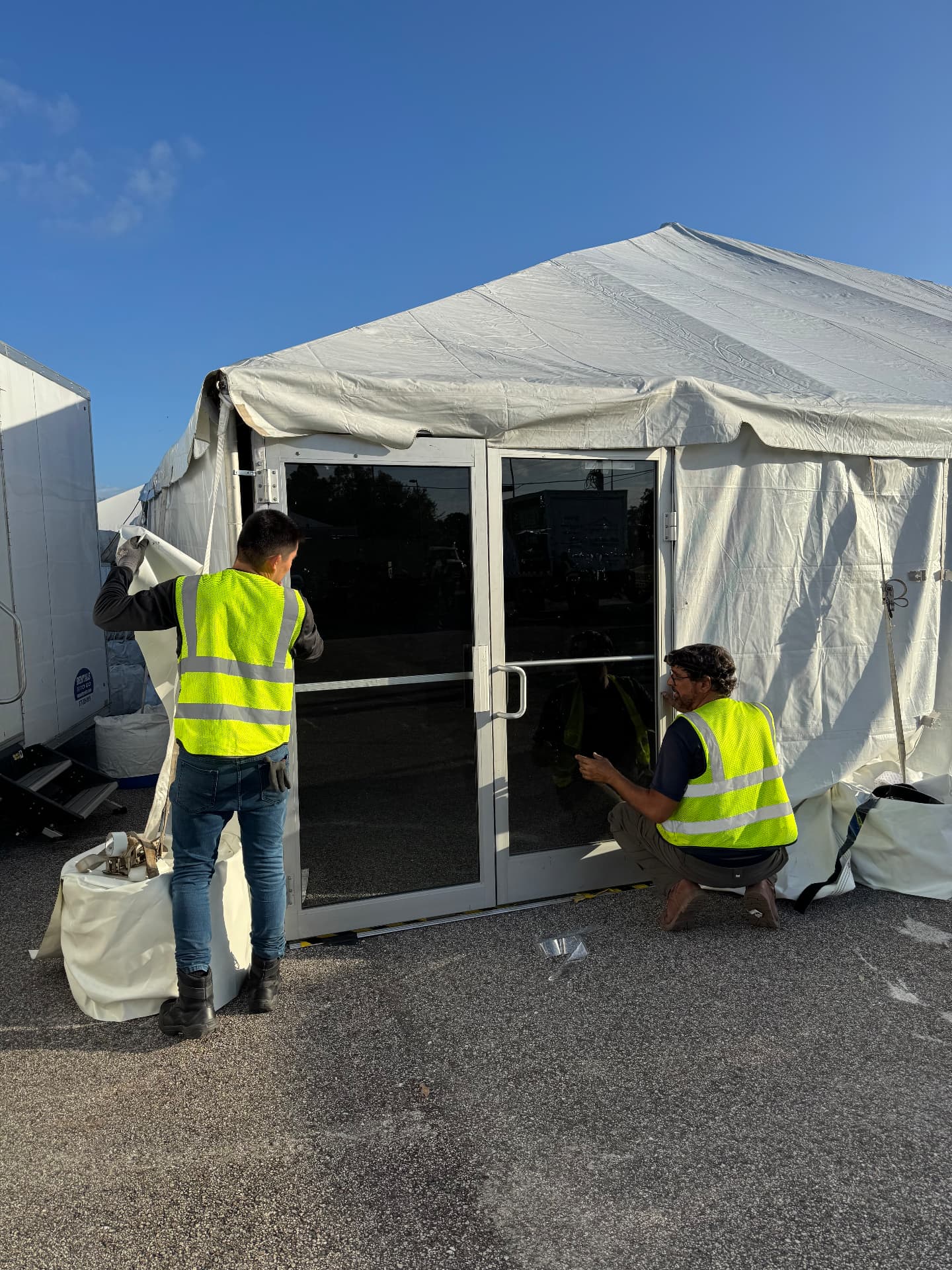 Temporary Structure Installation